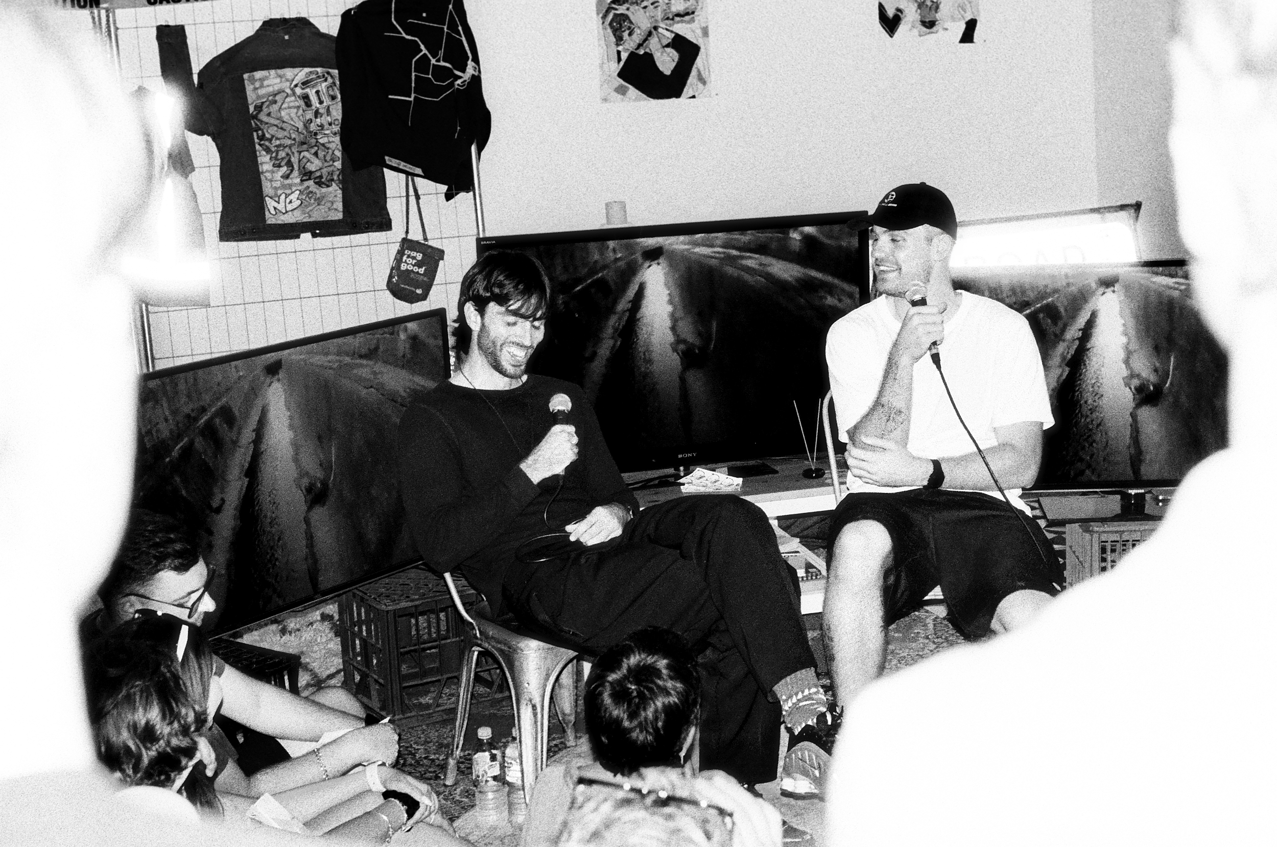 Jet and Max on the panel